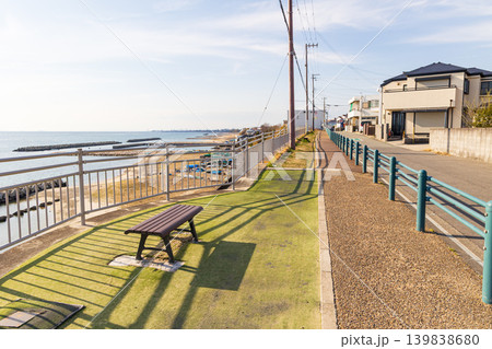 藤江海岸の散歩道(兵庫県明石市) 藤江海岸の散歩道(兵庫県明石市) 139838680