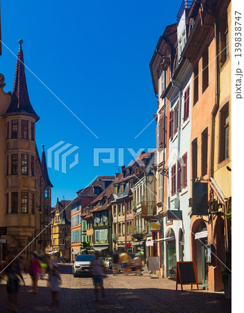 Beautiful view of colorful romantic city Colmar, France 139838747