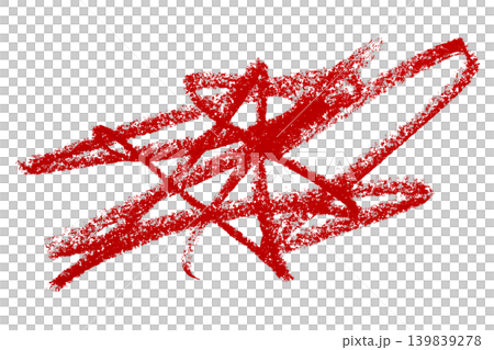 red pencil strokes isolated on transparent background red pencil strokes isolated on transparent background 139839278