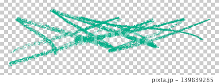 green pencil strokes isolated on transparent background green pencil strokes isolated on transparent background 139839285