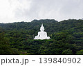Phra Phuttha Sakon Sima Mongkhon or Luang Pho Khao, a huge Buddha statue, is enshrined in Wat Thep Phithak Punnaram in Nakhon Ratchasima, Thailand. 139840902