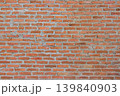 Old ancient brick wall background and texture for design decoration interior and exterior. 139840903