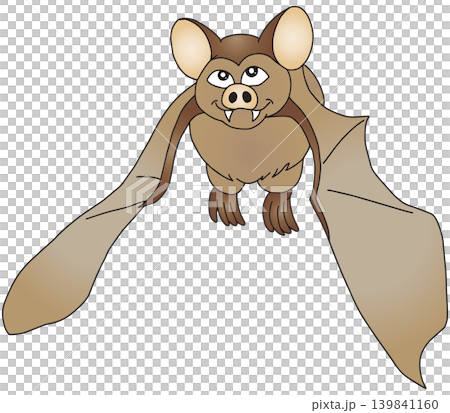 手書き動物イラスト☆コウモリ 手書き動物イラスト☆コウモリ 139841160