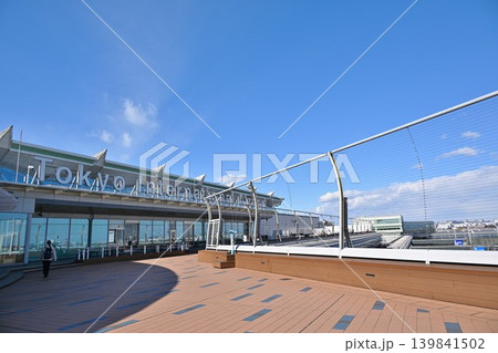 羽田空港の展望デッキ　東京 139841502