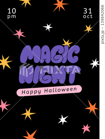 Bright Halloween poster  139842066