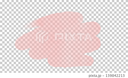ピンクの水彩ペイントスウォッチ背景イラスト 139842213