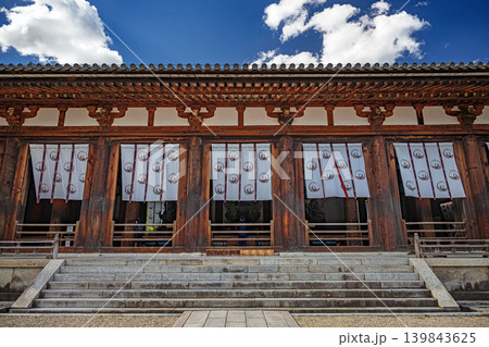 奈良 世界遺産法隆寺 国宝大講堂 奈良 世界遺産法隆寺 国宝大講堂 139843625