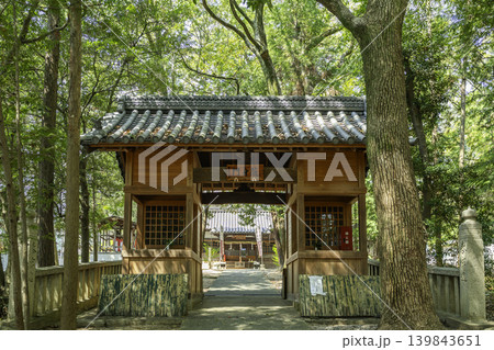 岡山妹尾 栗村神社 随身門 岡山県岡山市 岡山妹尾 栗村神社 随身門 岡山県岡山市 139843651