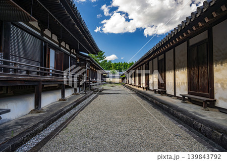 奈良法隆寺 聖霊院及び東室と妻室 奈良法隆寺 聖霊院及び東室と妻室 139843792