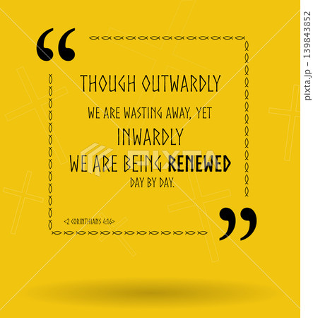 Vector Bible quotes about Christian renewal 139843852