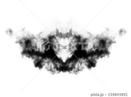 Rorschach test thematic illustration Rorschach test thematic illustration 139843891