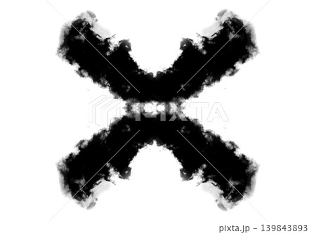 Rorschach test thematic illustration Rorschach test thematic illustration 139843893