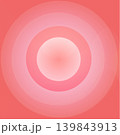 Coral abstract background with round abstract spheres 139843913