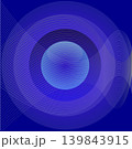 Blue abstract background with raound abstract spheres 139843915