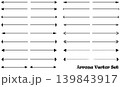 Arrow icons set, vector illustration 139843917