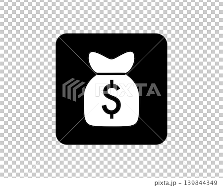 シンプルなお金($・貯金)のアイコン シンプルなお金($・貯金)のアイコン 139844349