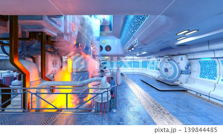宇宙船内の風景 宇宙船内の風景 139844485