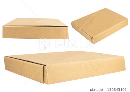 mockup paper box isolated on white background mockup paper box isolated on white background 139845103
