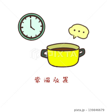 常温放置による食中毒イラスト 139846679