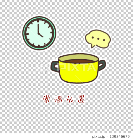 常温放置による食中毒イラスト 139846679