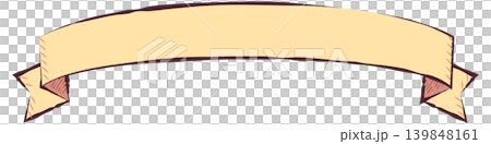 弧形絲帶橫幅插圖 弧形絲帶橫幅插圖 139848161