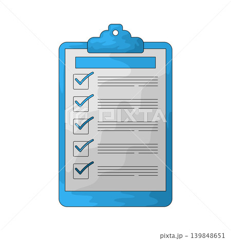 Illustration of Checklist 139848651