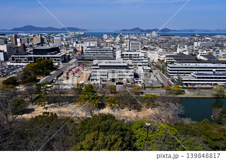 讃岐国 丸亀城の石垣や櫓等の様子 讃岐国 丸亀城の石垣や櫓等の様子 139848817