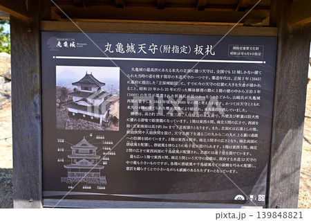 讃岐国 丸亀城の石垣や櫓等の様子 讃岐国 丸亀城の石垣や櫓等の様子 139848821