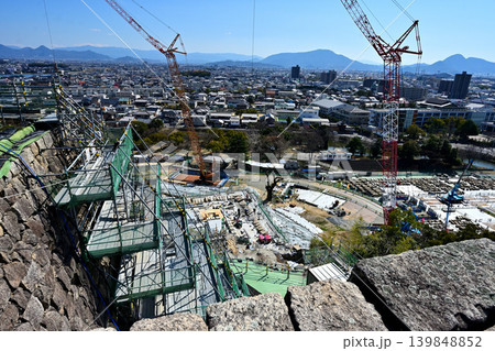 讃岐国 丸亀城の石垣や櫓等の様子 讃岐国 丸亀城の石垣や櫓等の様子 139848852