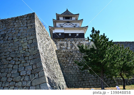 讃岐国 丸亀城の石垣や櫓等の様子 讃岐国 丸亀城の石垣や櫓等の様子 139848858