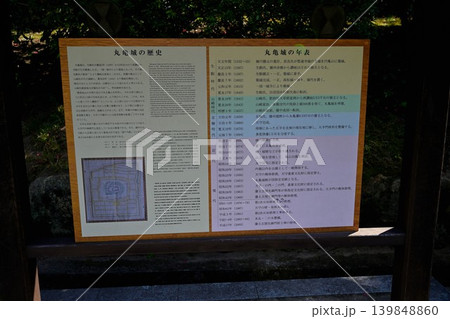 讃岐国　丸亀城の石垣や櫓等の様子 139848860