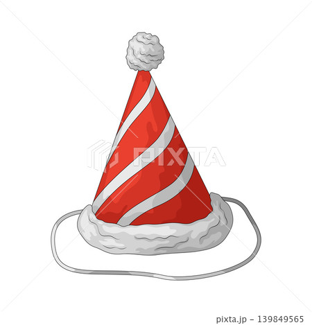 Illustration of New Year Party Hat Illustration of New Year Party Hat 139849565