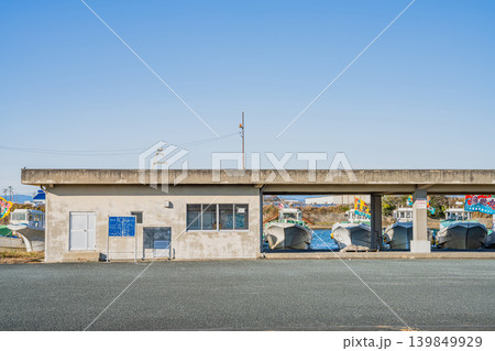 磐田市の福田漁港の風景(静岡県) 磐田市の福田漁港の風景(静岡県) 139849929
