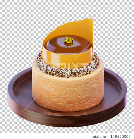 3d render. mini tart cake. 3d Illustration 3d render. mini tart cake. 3d Illustration 139850005