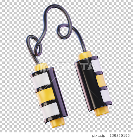 jump rope 3d render icon jump rope 3d render icon 139850196