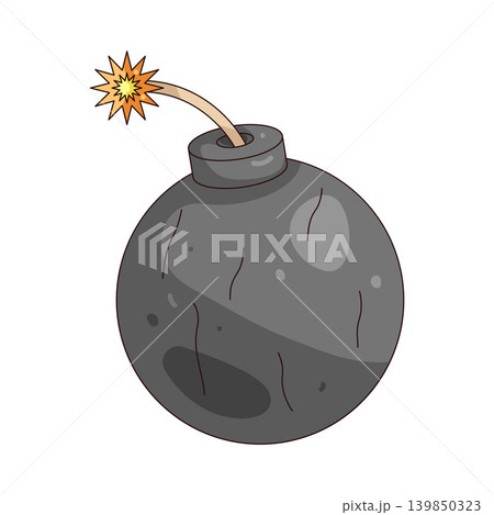 Illustration of bomb 139850323