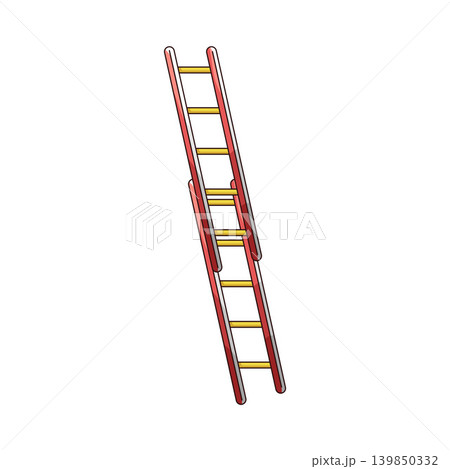 Illustration of ladder  139850332