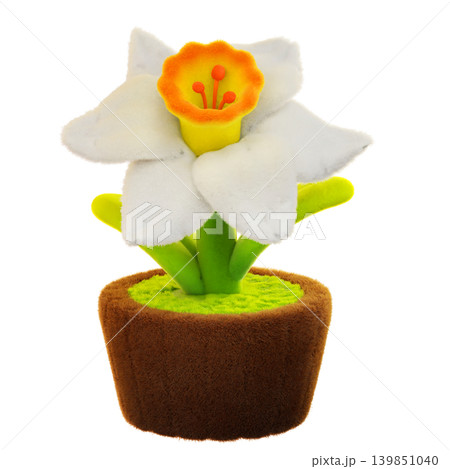 3d render. daffodils flower. 3d Illustration 139851040