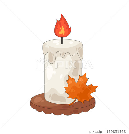 Illustration of candle 139851568