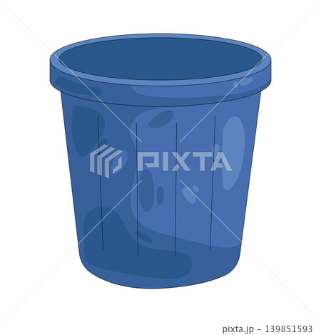 Illustration of trash bin Illustration of trash bin 139851593
