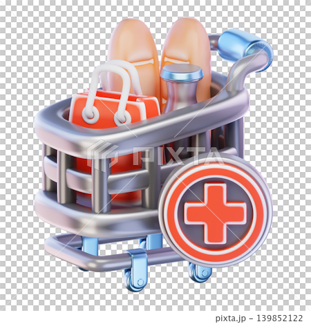 add cart 3d render icon add cart 3d render icon 139852122