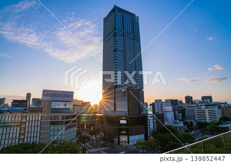 栄の街並み、完成間近のザ・ランドマーク名古屋栄〈愛知県名古屋市〉 139852447