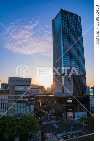 栄の街並み、完成間近のザ・ランドマーク名古屋栄〈愛知県名古屋市〉 栄の街並み、完成間近のザ・ランドマーク名古屋栄〈愛知県名古屋市〉 139852453