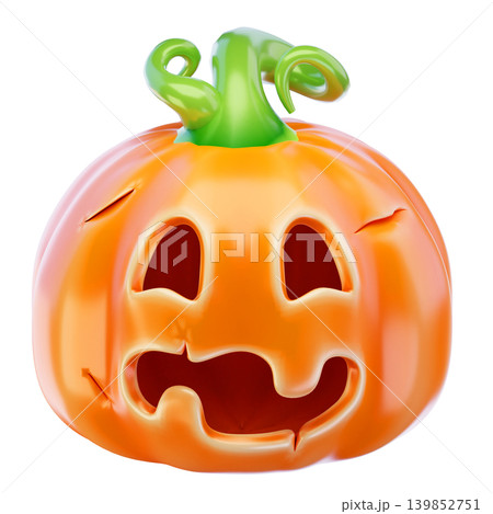 Halloween Pumpkin 3d render icon Halloween Pumpkin 3d render icon 139852751
