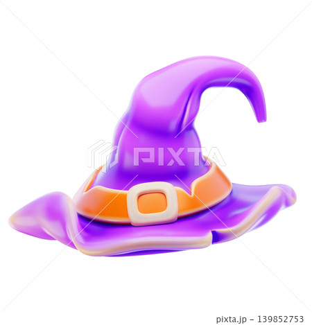 Witch Hat 3d render icon Witch Hat 3d render icon 139852753