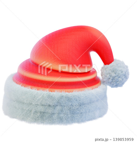Christmas Hat 3d render icon 139853959