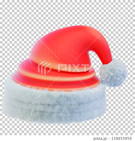 Christmas Hat 3d render icon 139853959