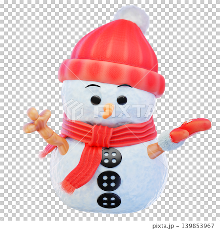 snowman 3d render icon snowman 3d render icon 139853967