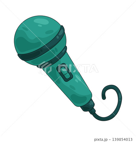 Illustration of microphone Illustration of microphone 139854013