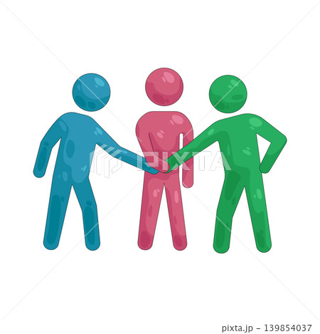 Illustration of collaboration Illustration of collaboration 139854037